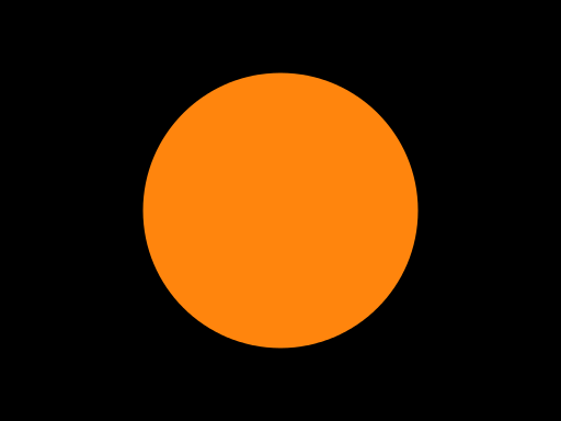 F1 black flag with orange circle.svg